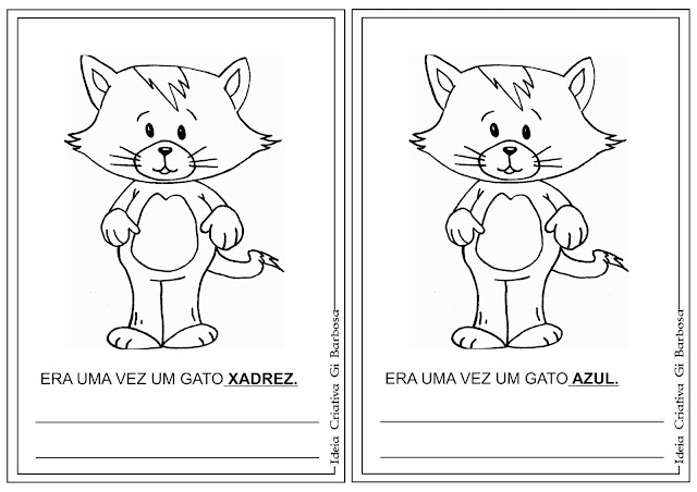 Livrinho para Montar Era uma vez um gato xadrez...