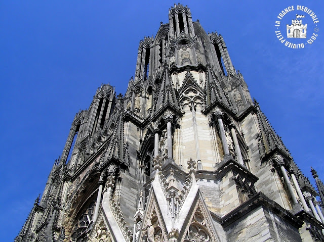 REIMS (51) - Cathédrale Notre-Dame (Extérieur - Façade occidentale)