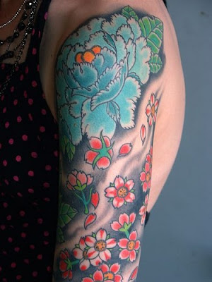Japanese Flower Tattoo Style