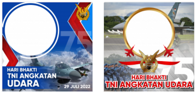 Link Download Twibbon Hari Bhakti TNI Angkatan Udara Indonesia 2022