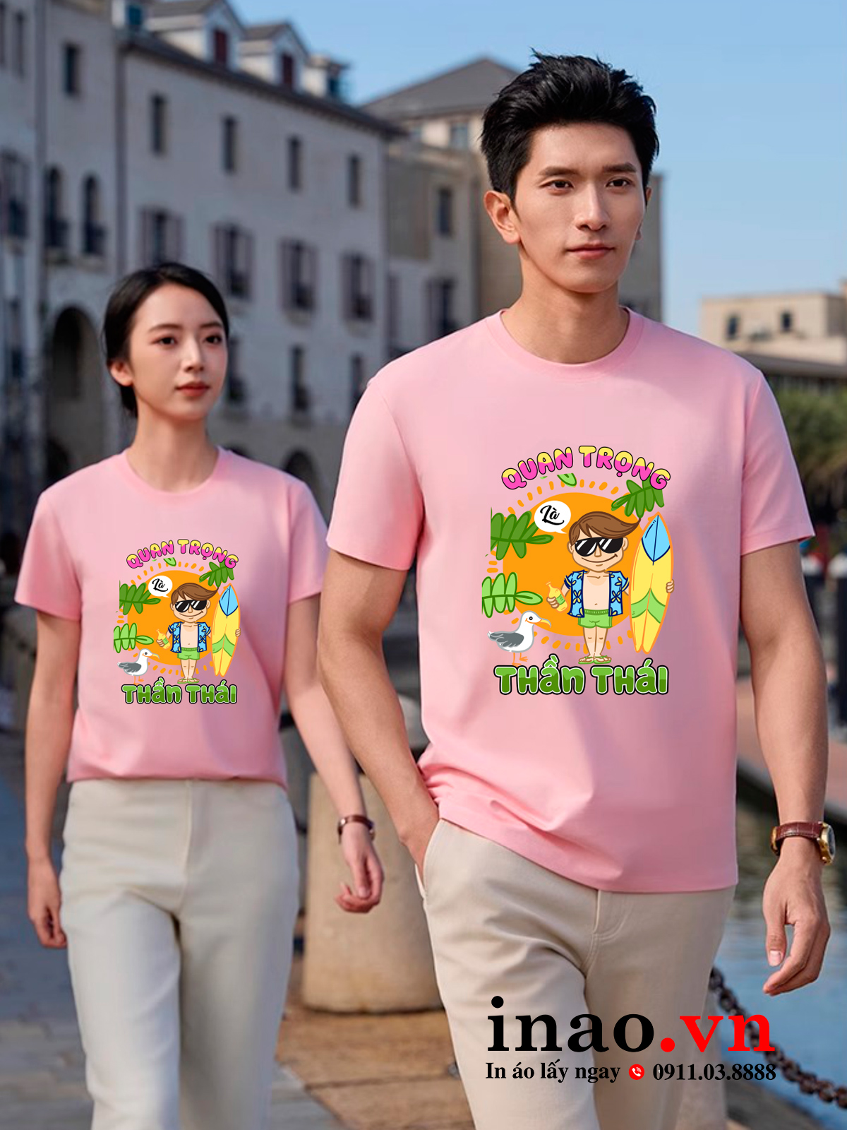 Áo đi biển In Quan trọng là thần thái Áo đi biển In Quan trọng là thần thái