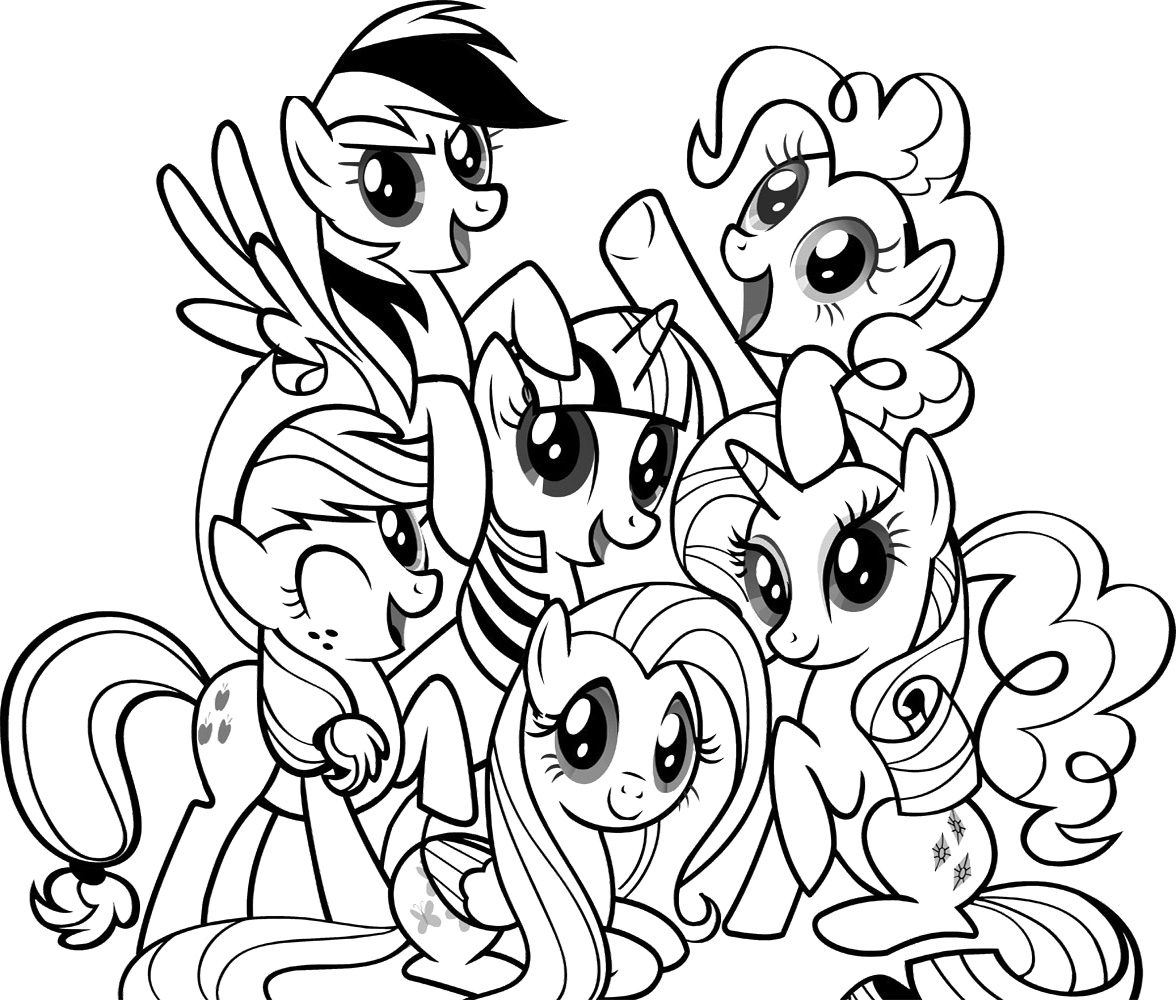 Mewarnai Gambar Little Pony