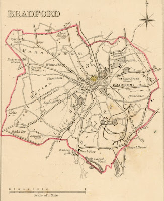 Old Bradford map 1835