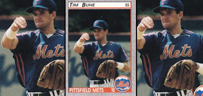 Tim Buhe 1990 Pittsfield Mets card