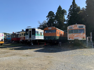 いすみポッポの丘 展示車両群