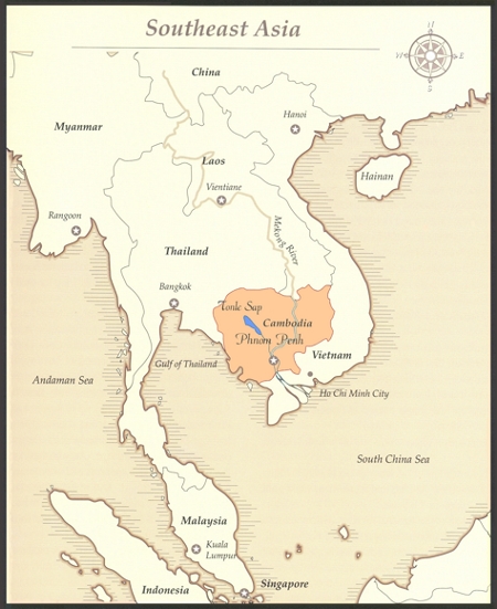 map of czech republic and surrounding countries. images (See Map of Cambodia)