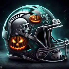 San Jose State Spartans halloween concept helmet