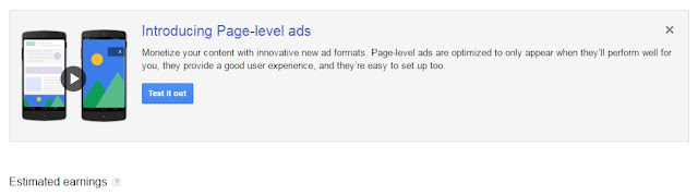 Cara Memasang Page-level Ads Google di Blogspot