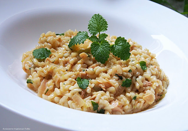 risotto z melisą