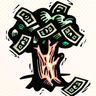 Image of a money-growing tree