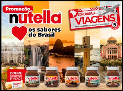 Promoção Sabores do Brasil Nutella 2023