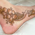 Stylish Pakistani  Feet Mehndi Designs For Girls 2012 