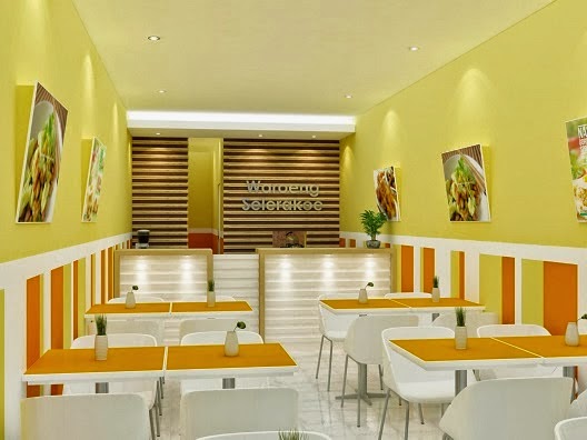 Modern Minimalist Interior Design For a Cafe