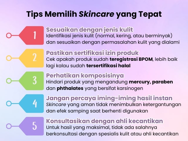 tips memilih skincare yang tepat