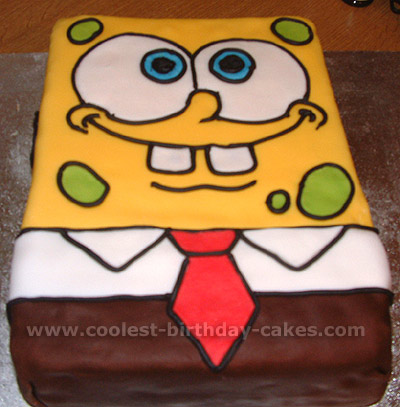 Spongebob Birthday Cake on Think I Might Make The Holes Not Green  But Apart From That This Is