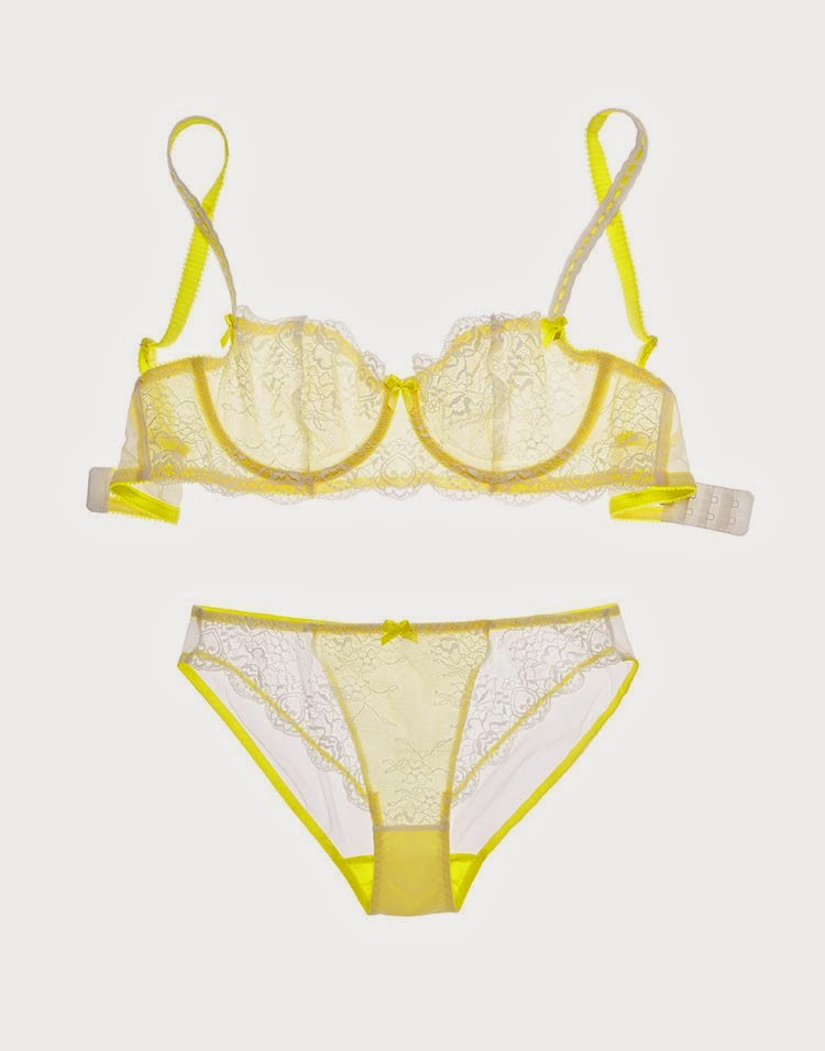 Yellow lemon mesh brazilian panties song