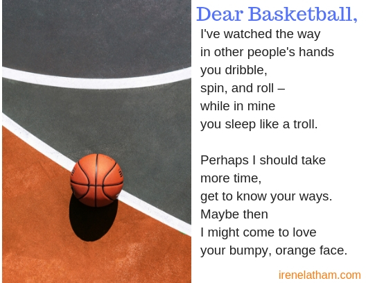 Live Your Poem The Butterfly Hours Memoir Project Basketball