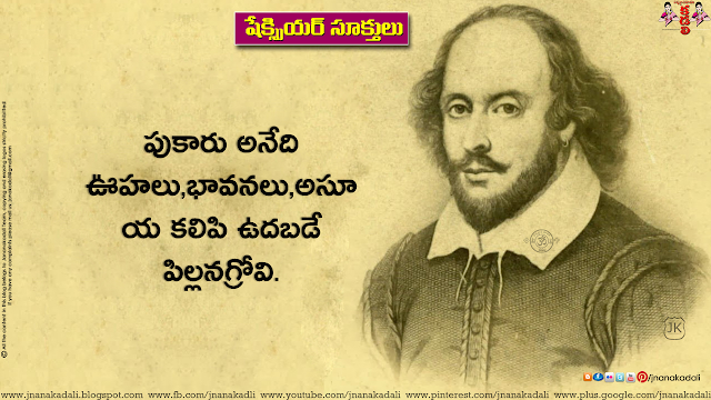 Here is a Telugu language Best Inspiring thoughts by Shakespeare in Telugu Font, Daily Motivated Words in Telugu Language, Telugu Good Inspiring Words, Motivated and Inspirational Telugu Lines by Shakespeare. Best Waste Fellow Quotes Telugu,Shakespeare Telugu Inspiring quotations Words and Nice Lines    