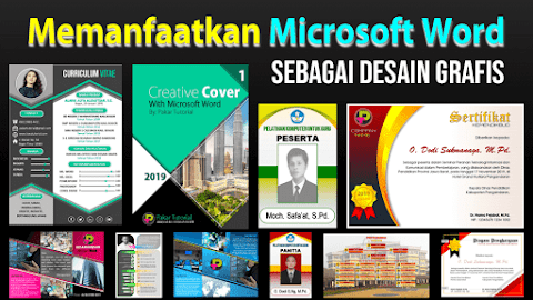 Contoh Desain Grafis yang Dibuat dengan Microsoft Word