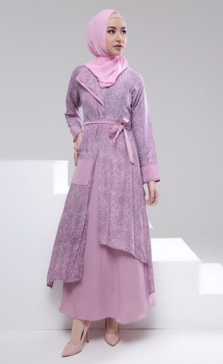 Ragam Model Baju  Long  Dress  Muslim  Modern untuk Wanita  