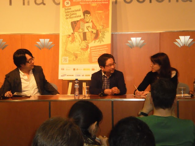 Rueda de prensa con Gô Nagai en el salón del cómic de BCN 2012