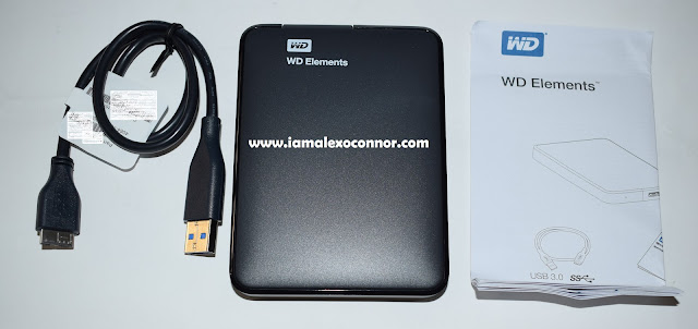 WD Elements Hard Drive unboxing, testing and review by Alex