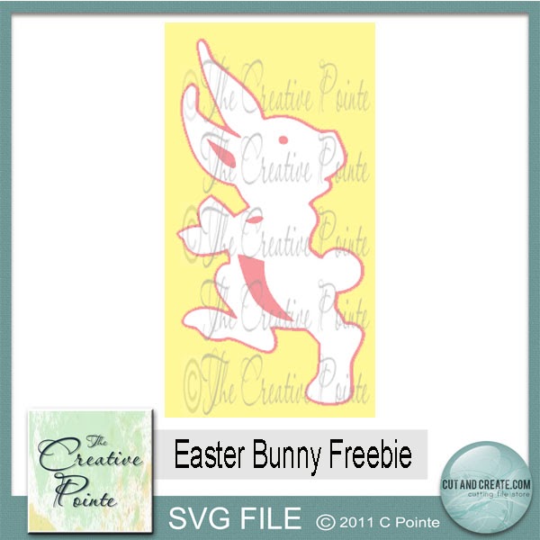 Download The Creative Pointe: Free SVG: Easter Bunny