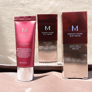 Missha M Perfect Cover BB cream difoto dibawah sinar matahari