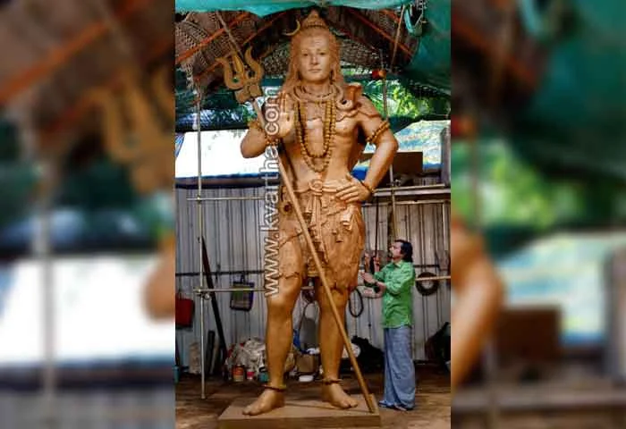 Kannur, Kerala, News, Latest-News, Top-Headlines, Temple, Making bronze sculpture of Lord Shiva.