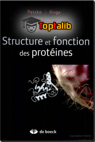 Télécharger le livre  Structure et fonction des protéines De Boeck pdf gratuit