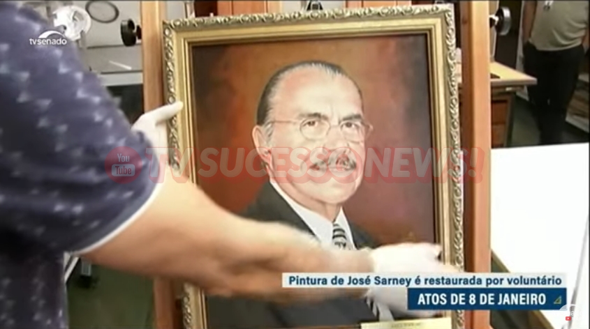 Com ajuda de voluntários, a restauração de itens que compõem o patrimônio artístico do Senado Federal está avançando. A pintura de José Sarney, por exemplo, deve voltar a ser exposta em pouco tempo. O processo está sendo desenvolvido sob a coordenação do Museu do Senado, que administra o patrimônio da casa e está empenhada em sua recuperação após a invasão ocorrida em 8 de janeiro. Publicado na internet em 16/03/2023  FONTE : TV SENADO-DF