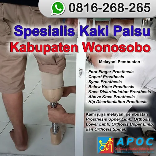 Spesialis Kaki Palsu Kabupaten Wonosobo >> WA 0816-268-265, Kaki Palsu Original