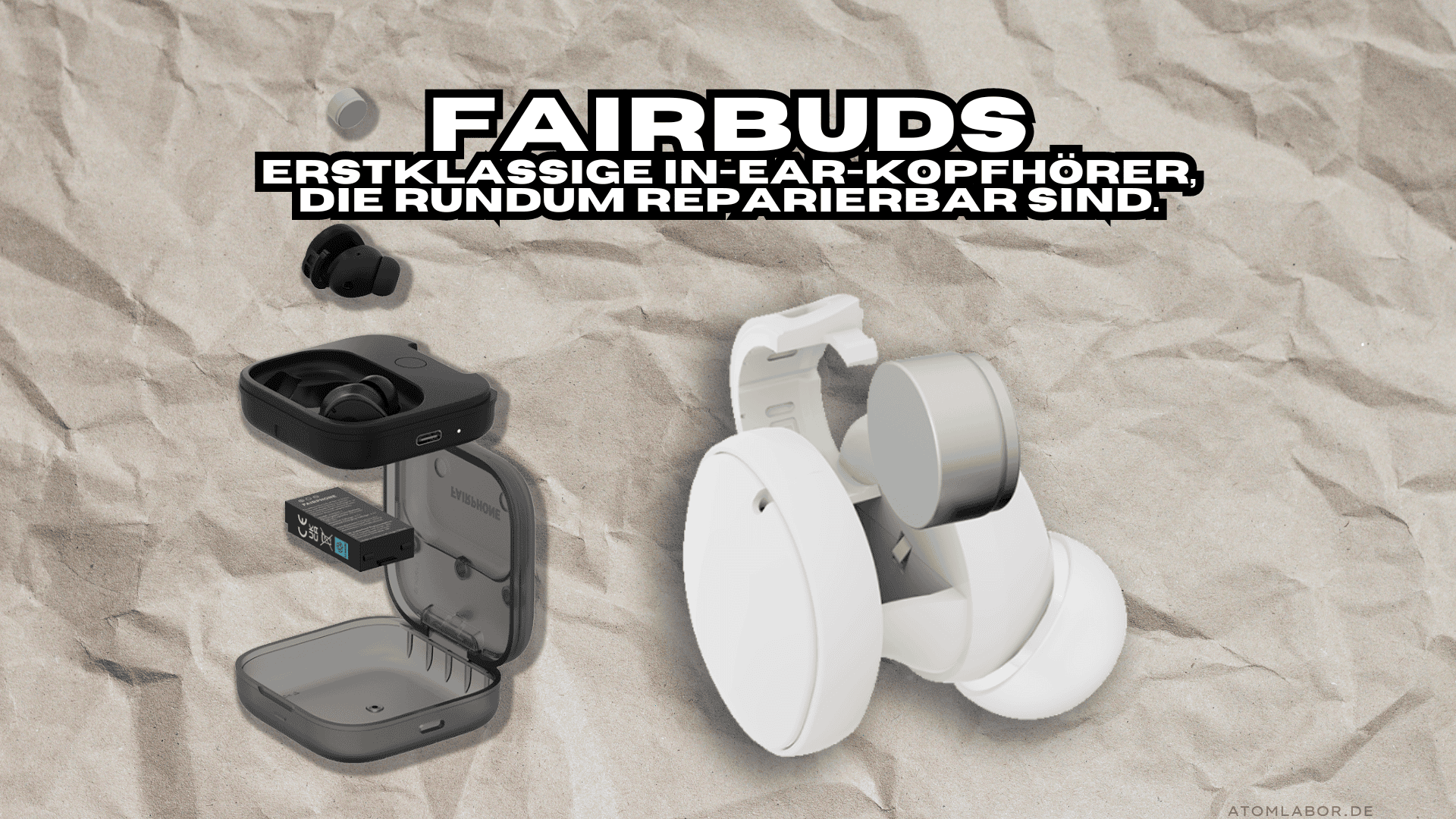 Fairbuds | InEar Kopfhörer mit austauschbarem Akku