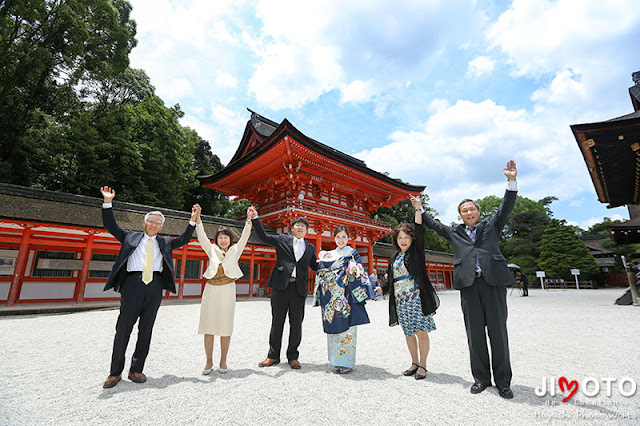 下鴨神社でお宮参り出張撮影