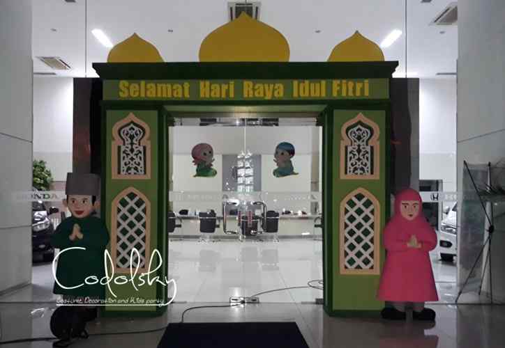 JASA DEKORASI RAMADHAN STYROFOAM