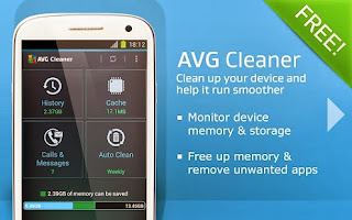 Screenshots AVG Memory & Cache Cleaner for Android tablet, phone.