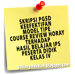 contoh skripsi pgsd