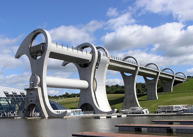 Falkirk Wheel in Scotland