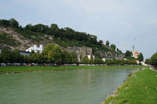 A bela Franziskaner Kirche  em Salzburg Áustria