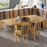 Booth And Table Set : Chintaly Bethany 2 Piece Nook Set - Dining Table Sets at ... / Restaurant booth custom color espresso diner booth grade 5 vinyl upholstery.