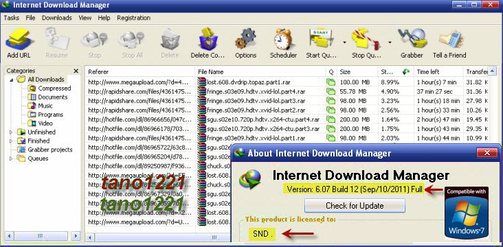 ACOY PANDAMOND: Internet Download Manager 6.07 Build 12 ...