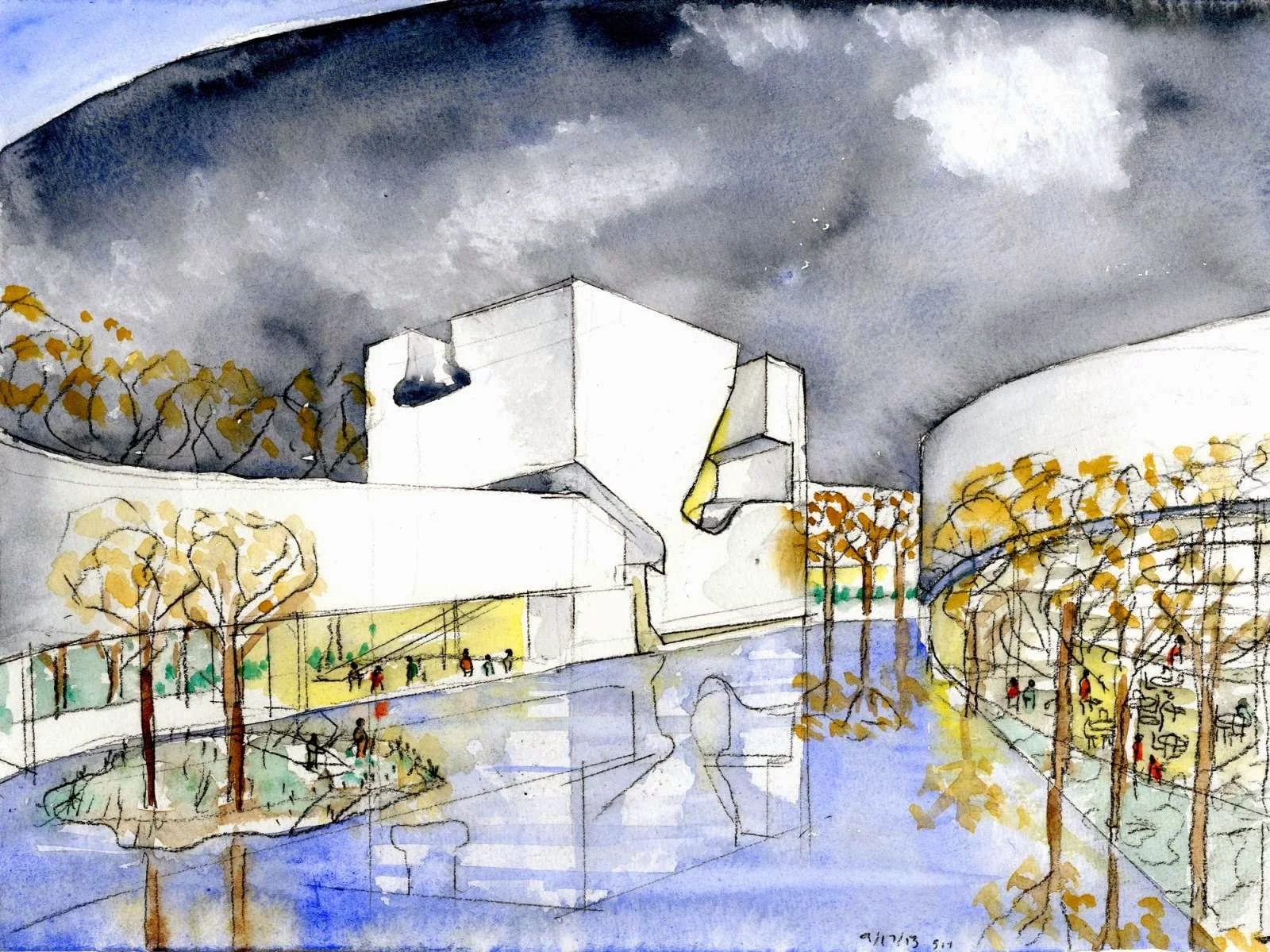 Steven Holl Wins Qingdao Culture and Art Center