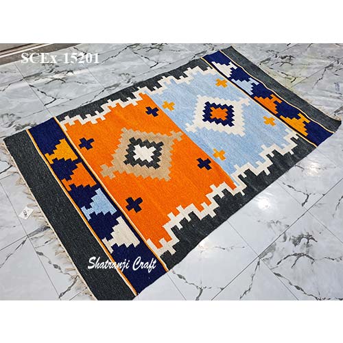 New design in Rangpur Satranji (3'x5' feet) floormat শতরঞ্জি ডিজাইন SCEx-15201