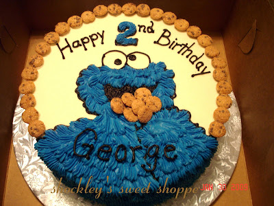 cookie monster cake. Cookie Monster Cake