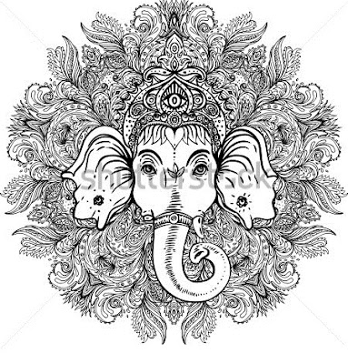 Mandala ethnic indian illustration design 