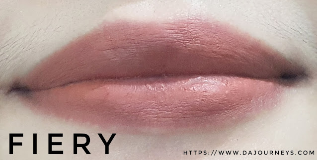 Review Lakme Mini Matte Lip Crayon Fiery