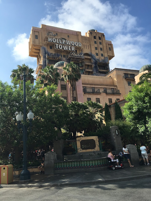 Twilight Zone Tower of Terror Building Disney California Adventure