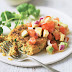 falafel burgers with avocado salsa