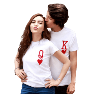 desain kaos couple distro - keren romantis