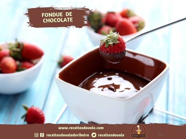 Receita de Fondue de Chocolate